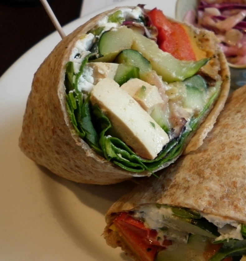 Grilled Vegetable and Pesto Burrito
