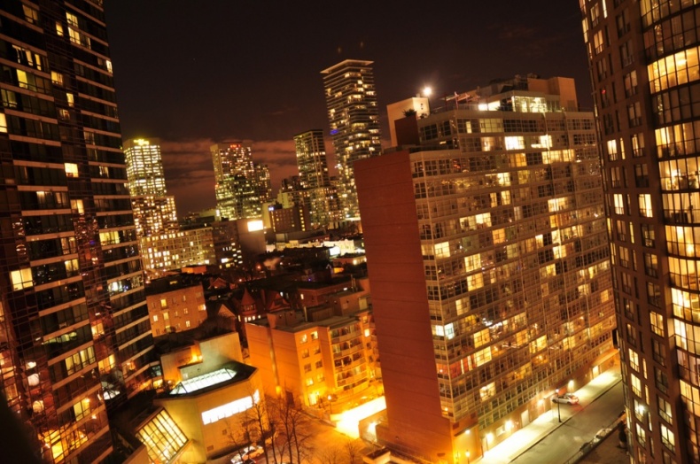 Night Lights of Toronto by Laura M  Bailey