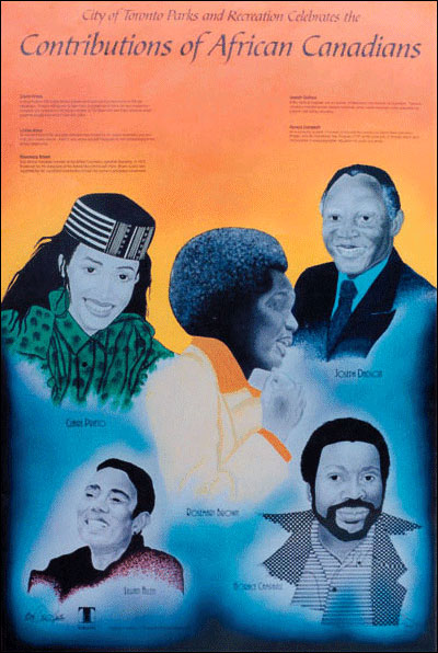 Contributions of African Canadians poster