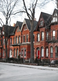 Toronto Row Houses by Wikimedia Commons