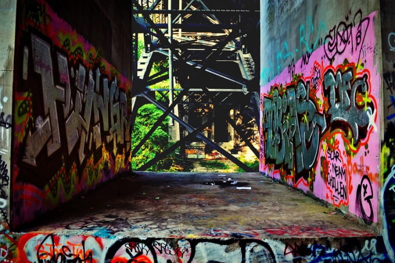 Abandoned Urban Spaces Graffiti