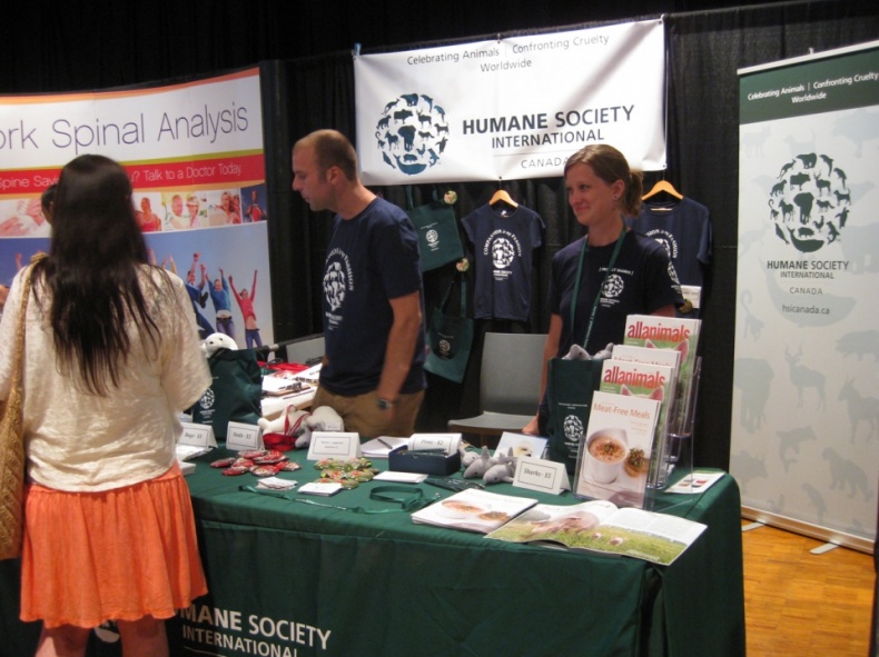 VegFest Humane Society Booth1