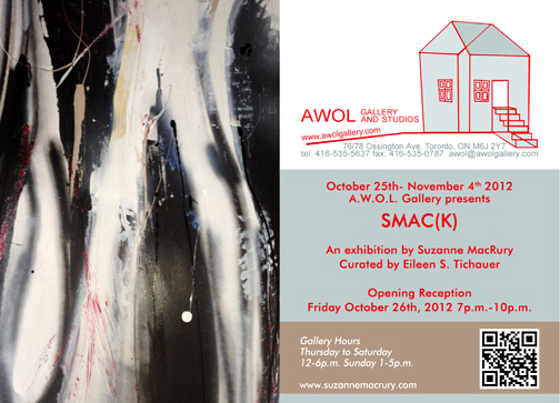Suzanne MacRury smack in AWOL Gallery 1