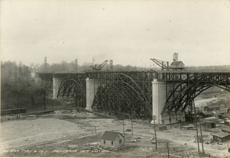 Bloor Viaduct construction Toronto archives