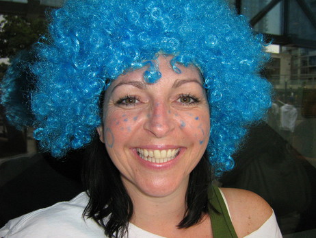 Steph blue hair