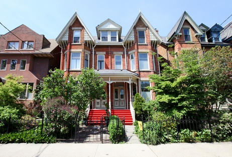 Cabbagetown Victorian houses