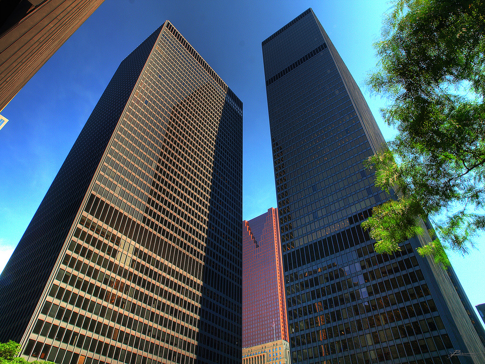 Black Towers In Toronto