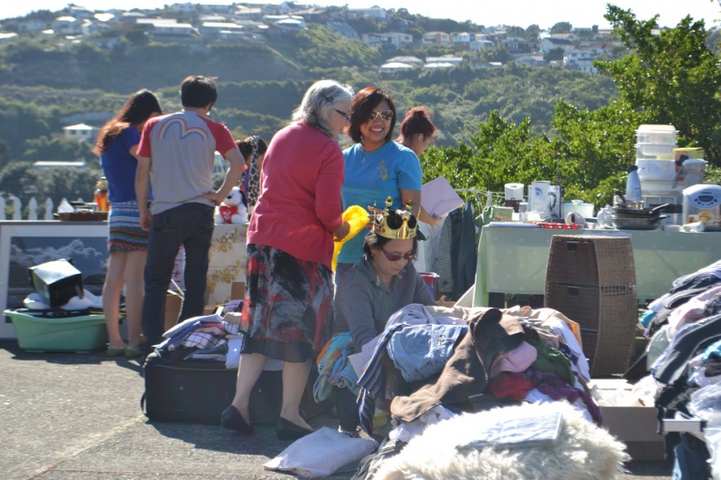 November Garage Sale for Haiyan Typhoon Victims in the Philippines by Nick Ballesteros