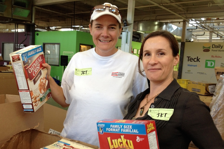 Volunteering at The Daily Bread Food Bank – September 2013