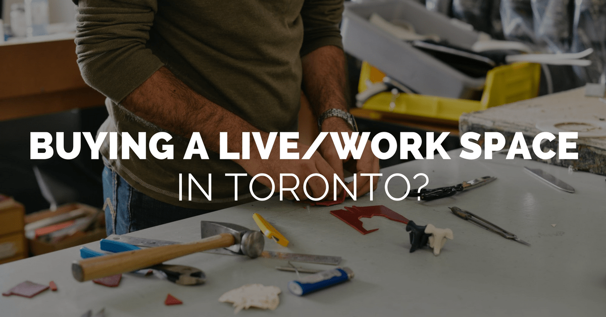 interested in buying a live work space in toronto the livework space