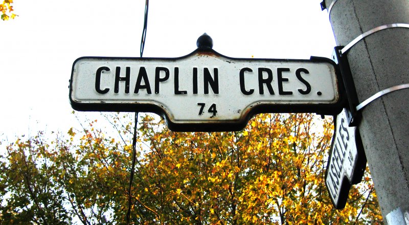 Chaplin Street Sign
