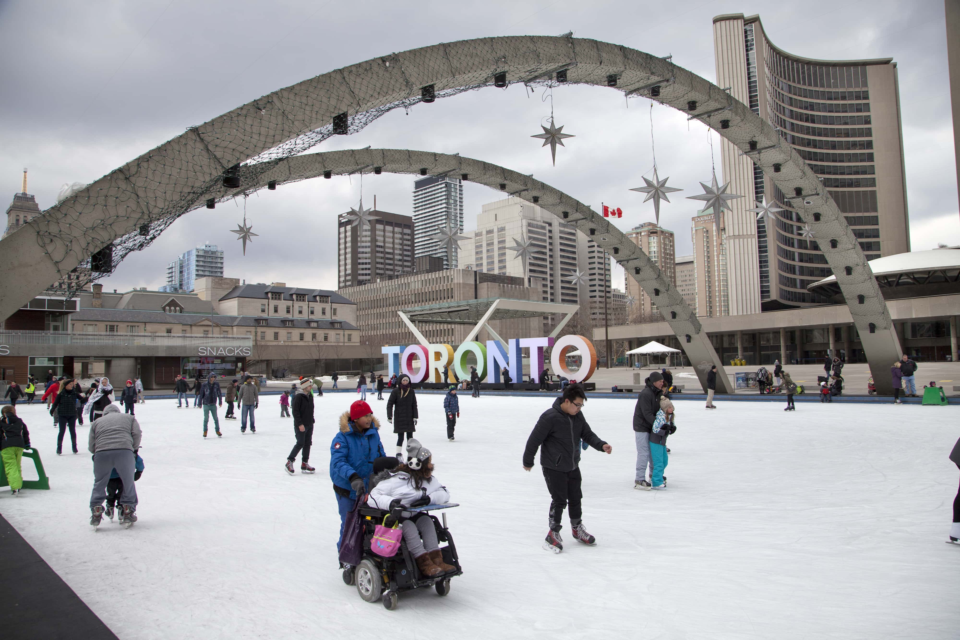 Nathan Phillip Square Ice Skating Rink 2 