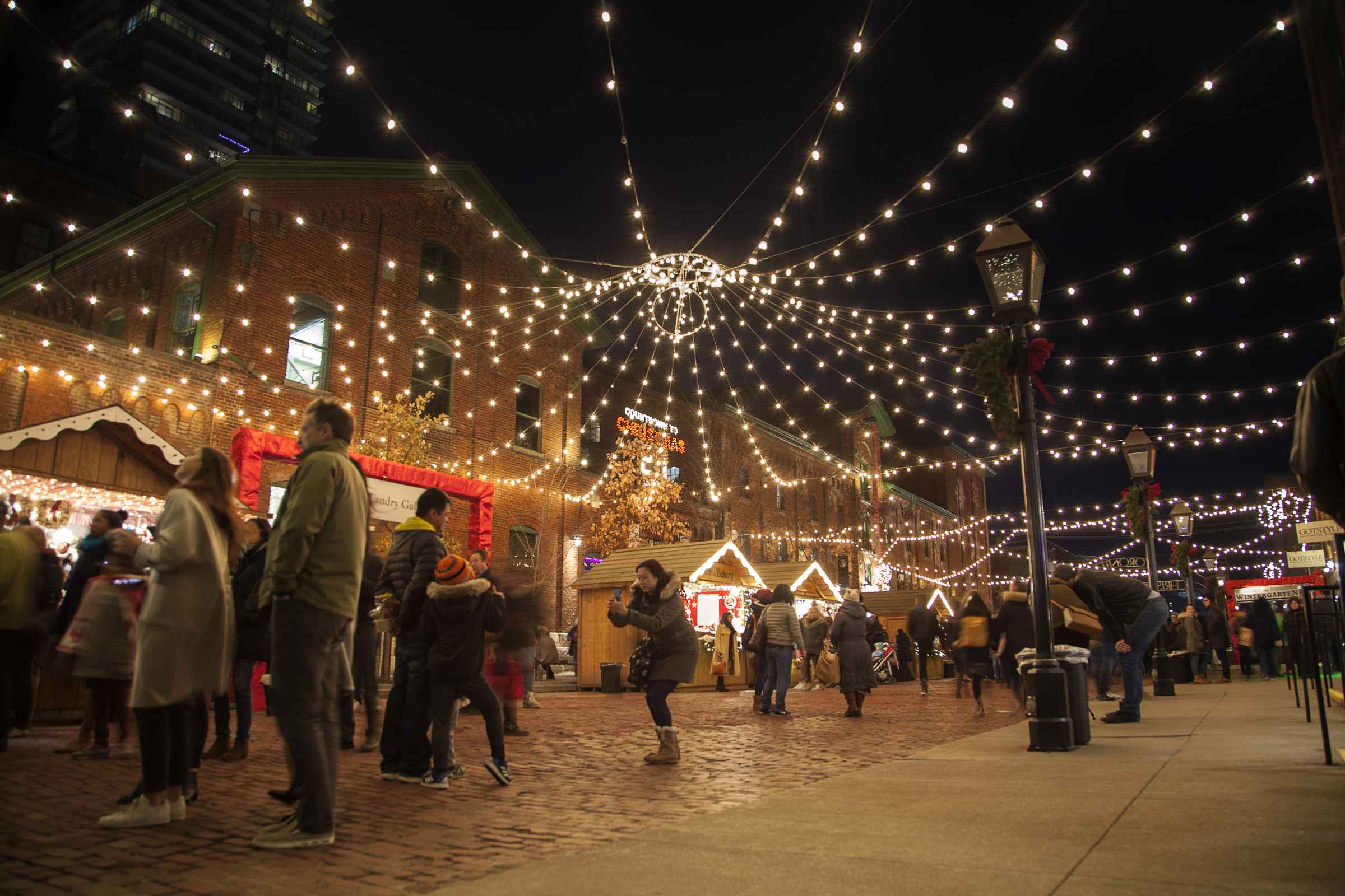 Toronto Christmas Market at Distillery Historic District