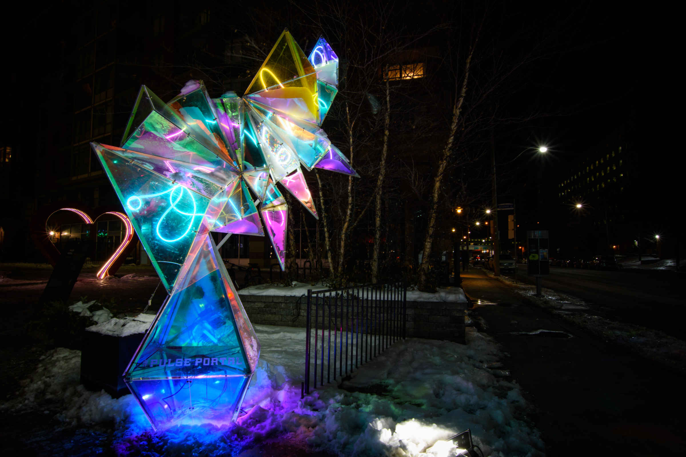 Toronto Light Festival At Distillery Historic District