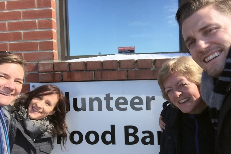 Volunteering at the Daily Bread Food Bank – March 2016