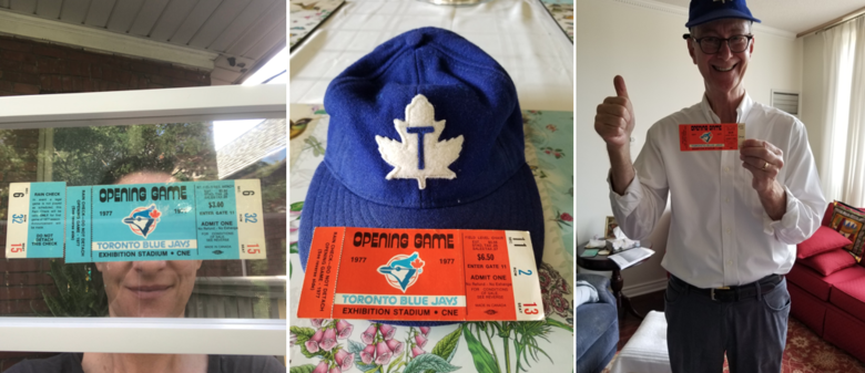 Holly's and Jay's first Blue Jays tickets