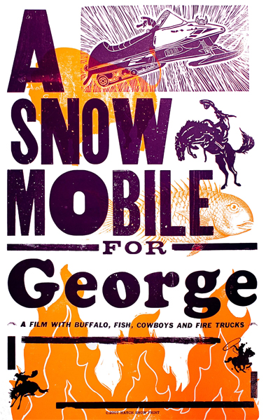 A snowmobile for George