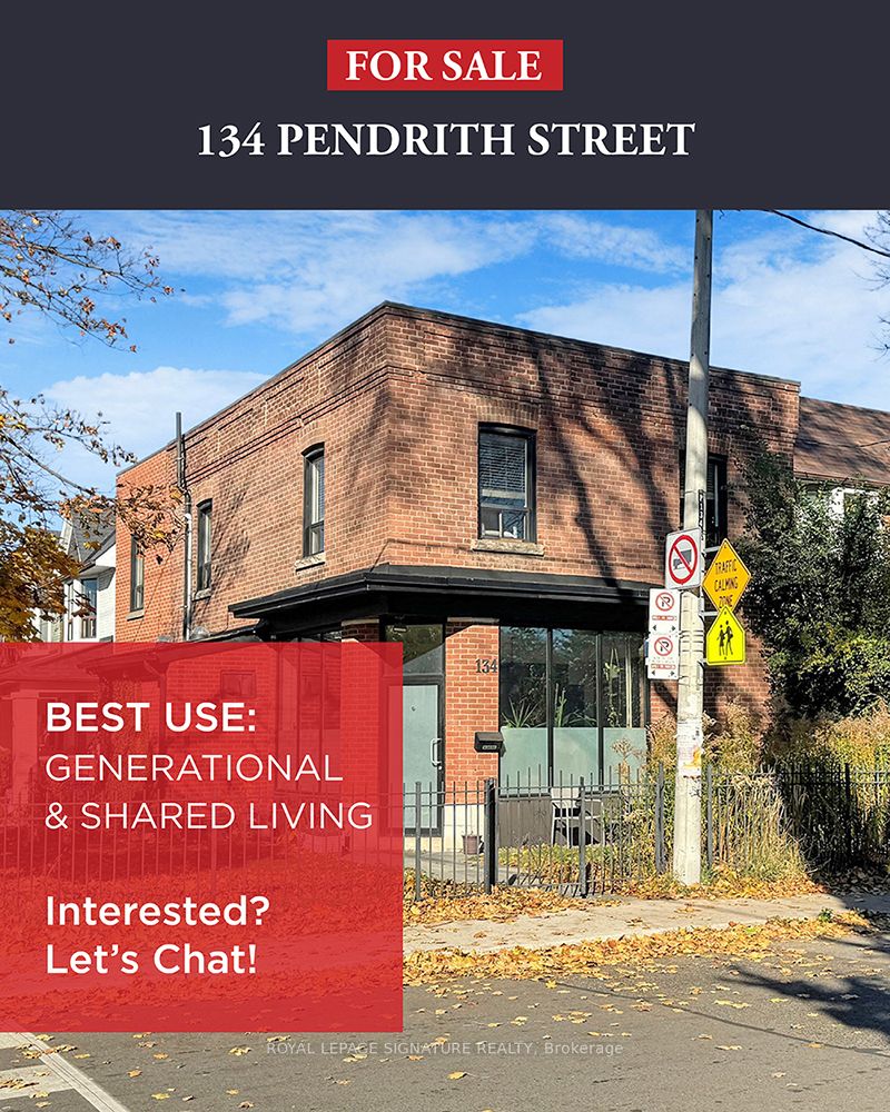 134 Pendrith St - Toronto W02 - Dovercourt-Wallace Emerson-Junction