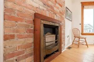 63 marion st fireplace